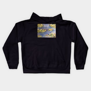 Amongst the Lilly pads Kids Hoodie